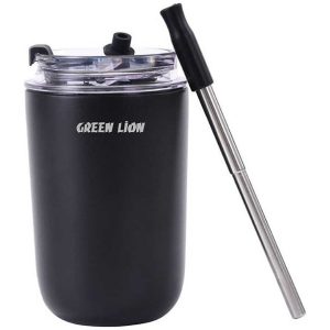 ماگ مسافرتی 280 میلی لیتری گرین لاین Green Lion Vacuum Travel Mug Lite GNVATMUG280BK