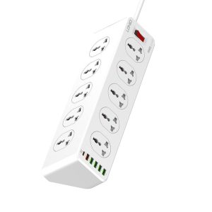 چند راهی برق و شارژر الدینیو LDNIO SC10610 QC3.0 PD Power Strip