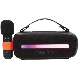 اسپیکر 24 واتی کارائوکه ساندتک پرودو Porodo Soundtec portable Speaker & Mic Gala PD-ST14WSM